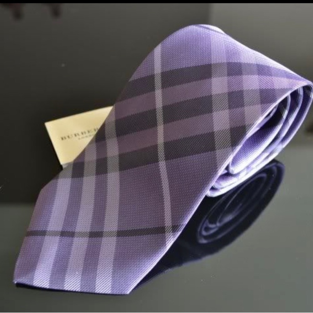 Burberry Manston Check Silk Tie